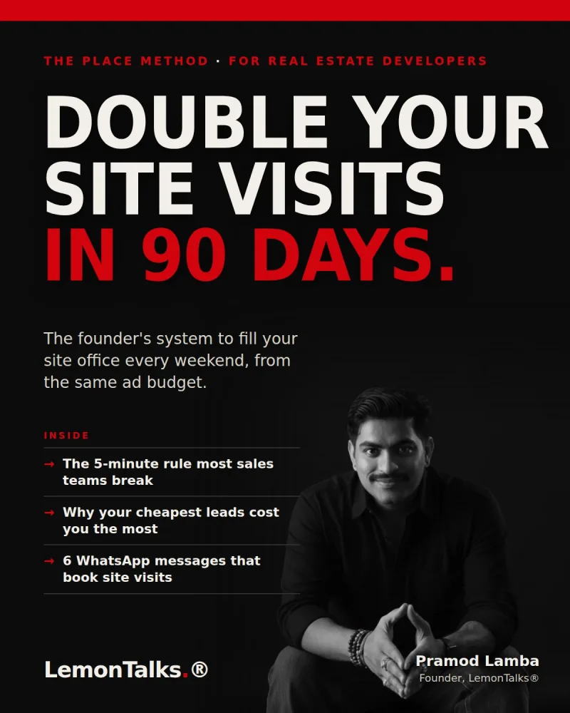 Double Your Site Visits in 90 Days by Pramod Lamba, founder of LemonTalks®